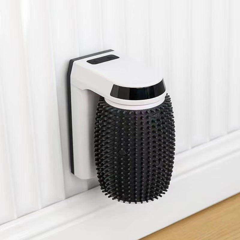 Automatic Cat Self Groomer - Wall Corner Brush for Soft Cat Scratching and Grooming - Minihomy