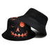 Halloween Hats: Creative Cartoon Pumpkin Grimace Printed Sun-shade Fisherman Hat - Minihomy