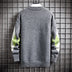 Men's Sweater Round Neck Trend Loose Plaid Top - Minihomy