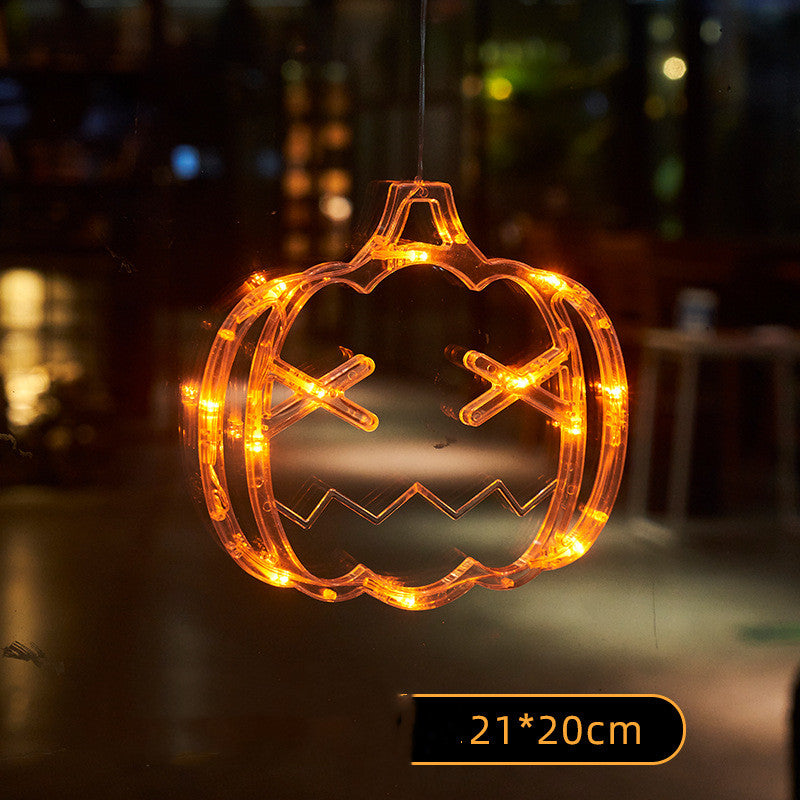 Halloween Window Hanging LED Lights - Spooky Halloween Decor - Minihomy