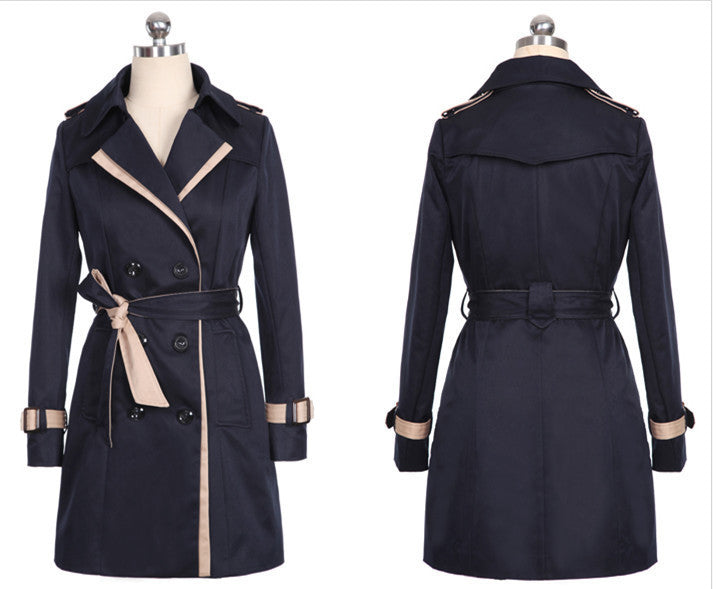 Ladies Autumn Trench Coat For Women Winter Long Coats - Minihomy