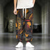 Mens Breathable Casual Wide Leg Pants - Minihomy