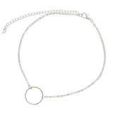 Alloy Ring Necklace - Minihomy