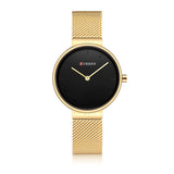 Fashion New Water Quartz Watch Women's Mesh Belt Casual Business Pointer Watch - Minihomy