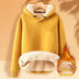 Men's Fleece Hoodie Winter Lined Padded Warm Keeping Loose Hooded Sweater - Minihomy