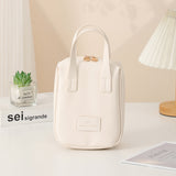 Shell-Shaped Cosmetic Bag - Handle Top, Travel Makeup Bag, High Capacity