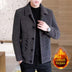 Men's Woolen Coat Short Autumn And Winter Woolen Coat - Minihomy