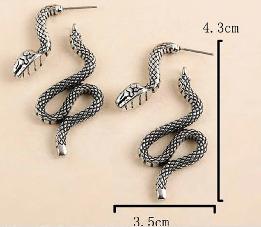 Ear Clip Women's Cool Style Personality Simulated Snakes Trendy Detachable - Minihomy