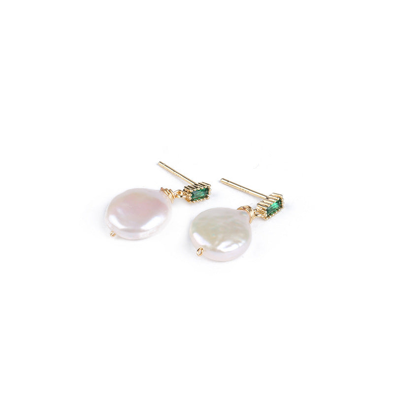 Natural Freshwater Baroque Pearl Earrings: Timeless Elegance, Everyday Luxury - Minihomy