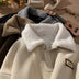 Men's Fleece-lined Thick Corduroy Polo Collar Sweater - Minihomy