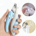 LED Pet Nail Grinder - Rechargeable Dog & Cat Nail Clipper with Light - Minihomy