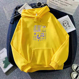 Kadın Kadife Kalınlaştırılmış Bol Kapşonlu Sweatshirt