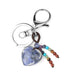 Love Natural Stone Crystal Keychain - Minihomy