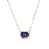 Ins Style Color Cube Sugar Zirconium Clavicle Chain: Elevate Your Style with Elegance - Minihomy