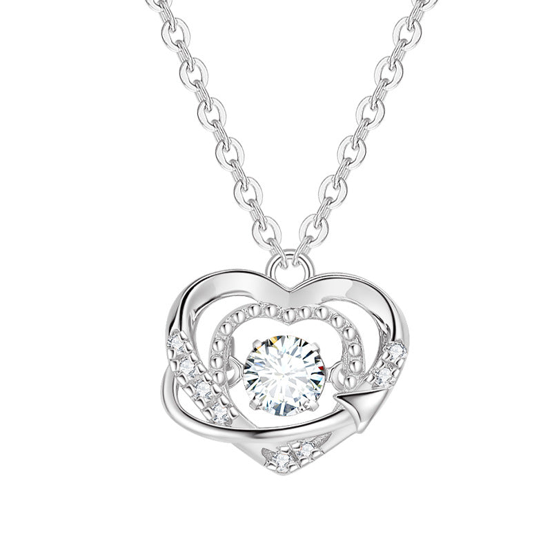 Heart Necklace S925 Sterling Silver - Minihomy