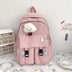 Nylon School Bags For Teenage Girls Waterproof School Laptop Backpack - Minihomy