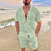 Loose Shirt Casual Men's Shorts Short Sleeve Suit - Hong Kong Style - Fashion-forward Men - Minihomy