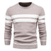 Men's  Casual Striped Sweater - Minihomy