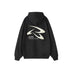 Frisbee Towel Embroidered Hoodie Men's Retro - Minihomy