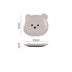 Home Cartoon Cute Bear-shaped Dinner Plate - Minihomy