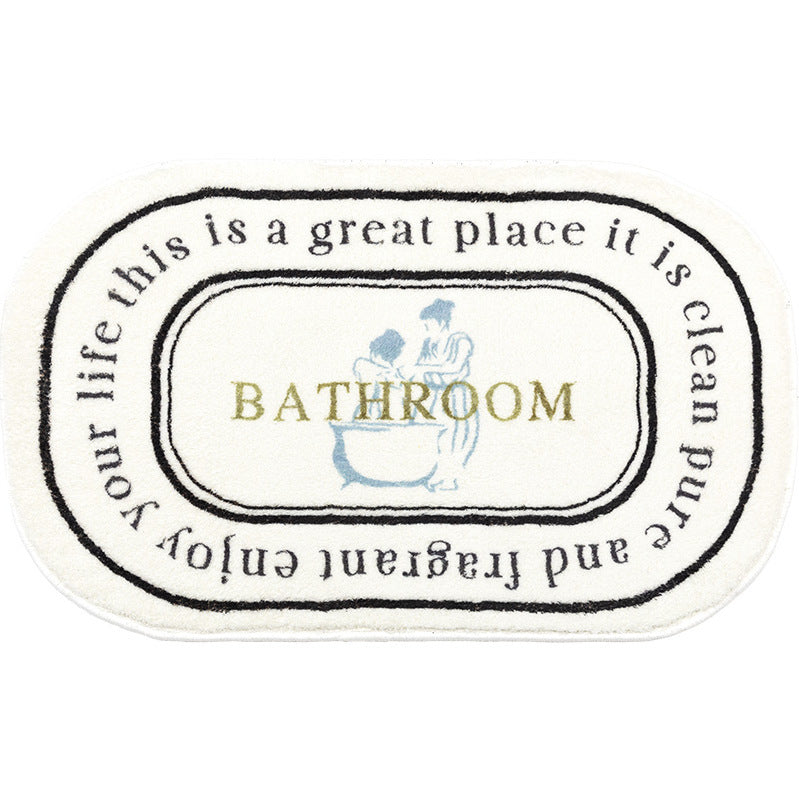 Bathroom Entrance Door Mat Cartoon Carpet - Minihomy