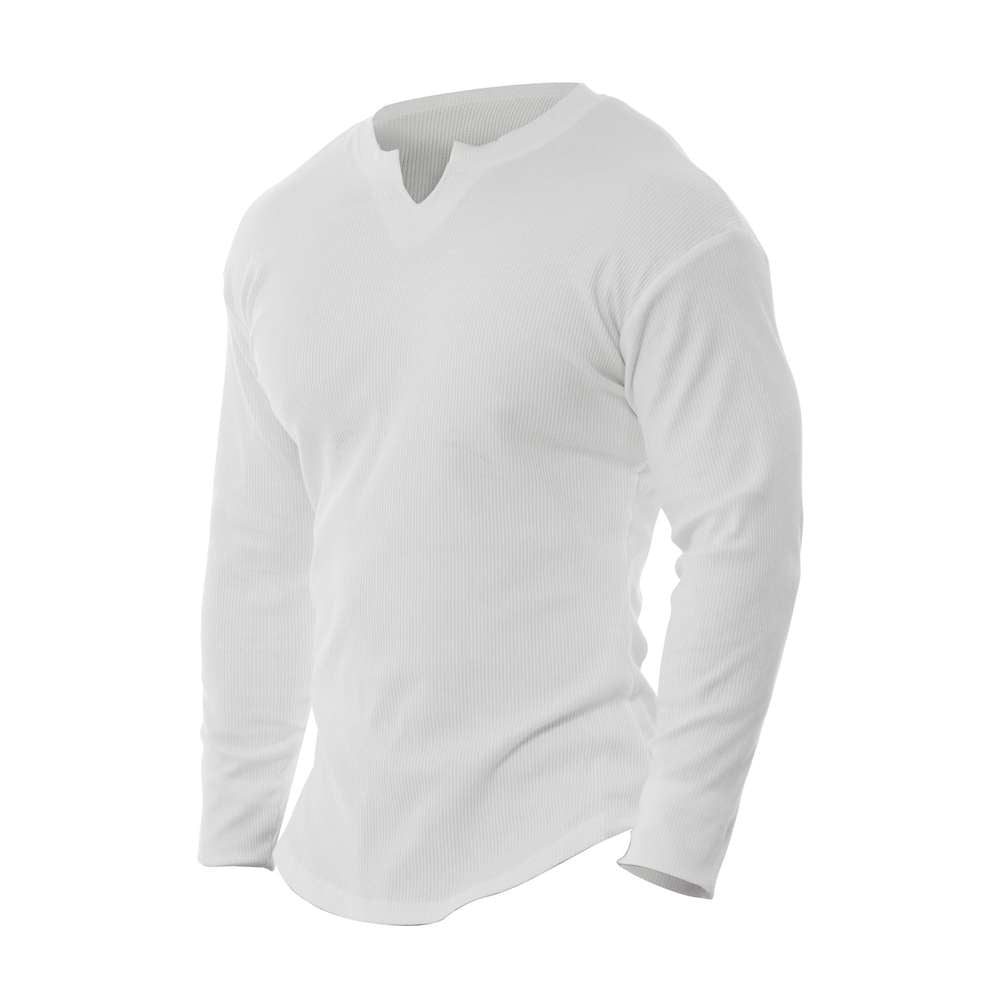 Autumn Men's Long-sleeved V-neck T-shirt - Minihomy