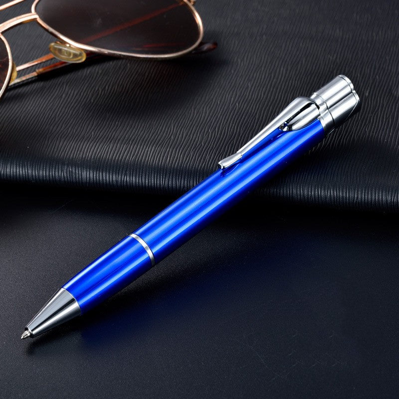 Creative Metal Signature Pen Lighter - Windproof Gas Inflatable Jet Lighter - Minihomy