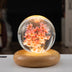 LED Night Light Flower Crystal Ball - Serene Ambiance for Bedroom Decor - Minihomy