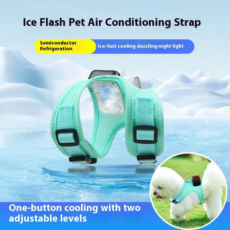 Pets Dog Vest Chest Strap Harness Air Conditioner Cooling And Breathable With Air Conditioner Pet Products