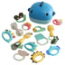 Montessori Teether Package - Rattles for Babies (0-12 Months) - Minihomy