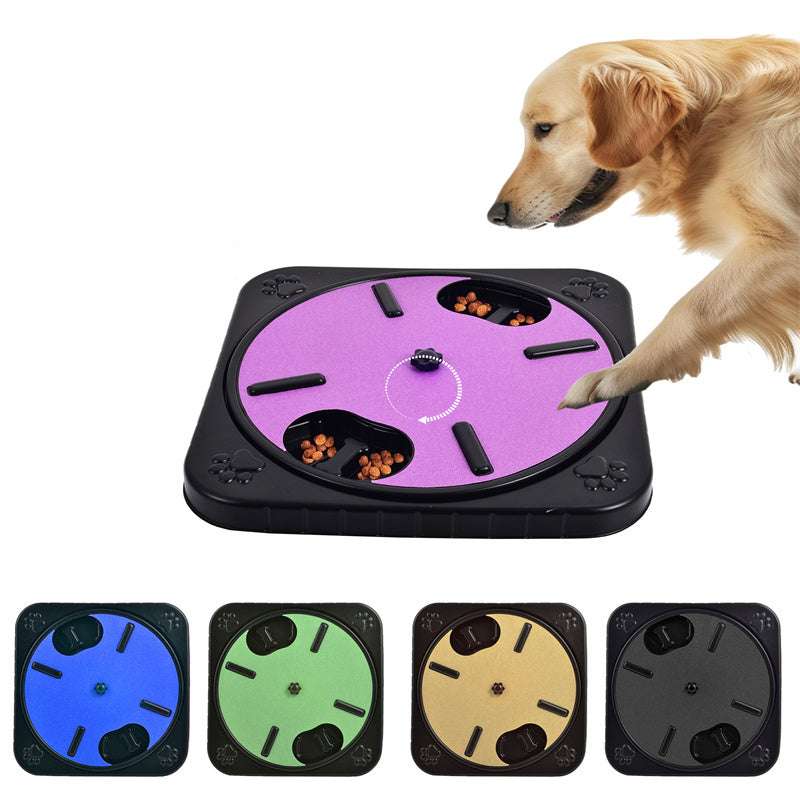 360° Rotating Cat & Dog Scratch Board with Treat Dispenser - Claw Trimmer & Scratcher - Minihomy