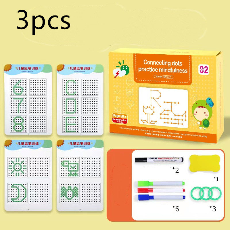 Interesting Children's Pen Control Training This Kindergarten Erasable Paper - Minihomy