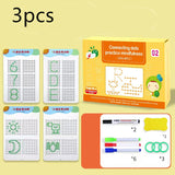 Interesting Children's Pen Control Training This Kindergarten Erasable Paper - Minihomy