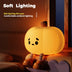 Home Decor Halloween Pumpkin Night Light Cute Soft Silicone Lamp Touch  Dimmable Rechargeable Bedside Decor Light Kids Gifts Halloween Decorations - Minihomy