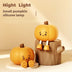 Home Decor Halloween Pumpkin Night Light Cute Soft Silicone Lamp Touch  Dimmable Rechargeable Bedside Decor Light Kids Gifts Halloween Decorations - Minihomy