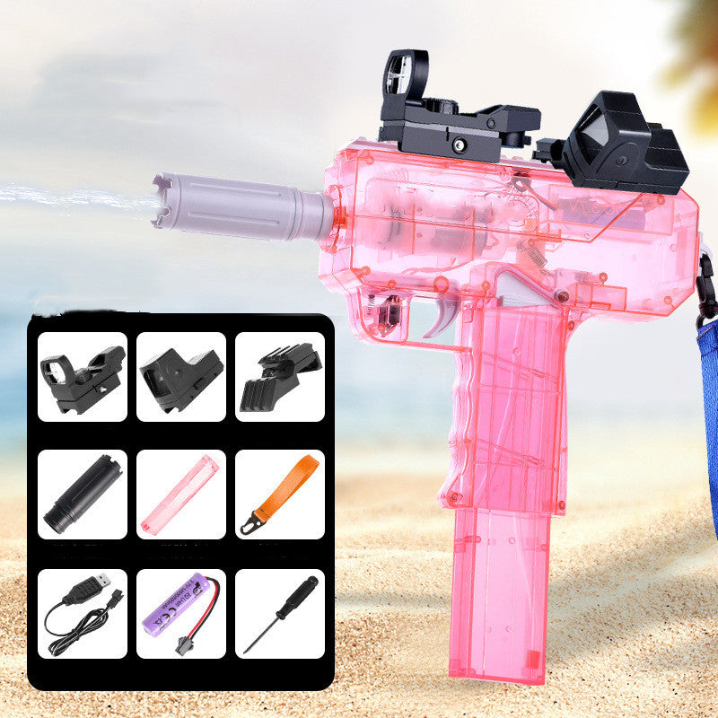 Fully Automatic Uzi Electric Burst Water Gun Toy for Children - Powerful Long-Range Outdoor Water Gun - Minihomy