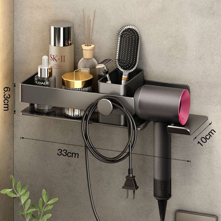 Hair Dryer Rack  Bathroom Hanger - Minihomy