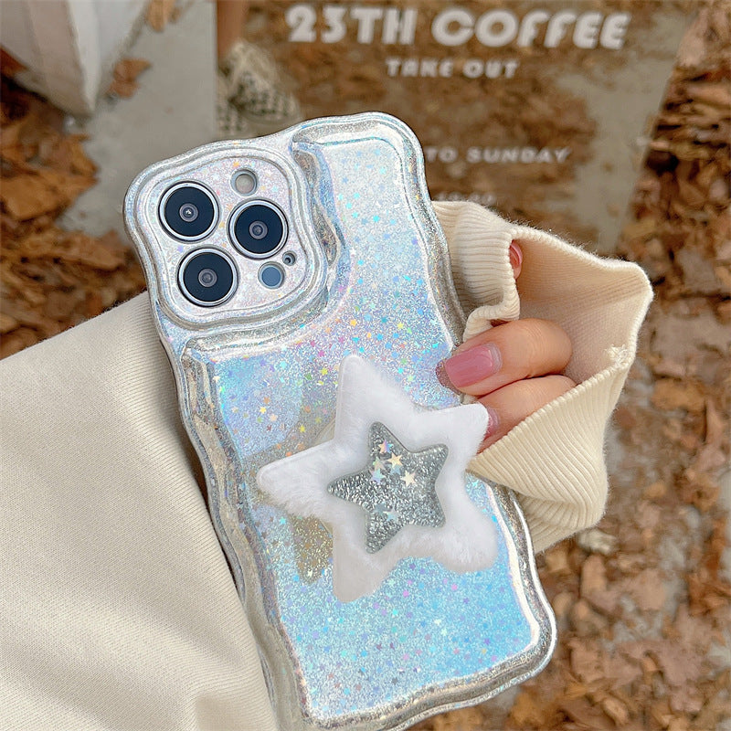 Plush Star Holder Phone Case - Minihomy