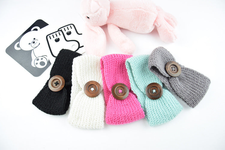 Baby wool headband hand-woven hair accessories - Minihomy