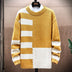 Men Casual Round Neck Long-sleeved Sweater - Minihomy