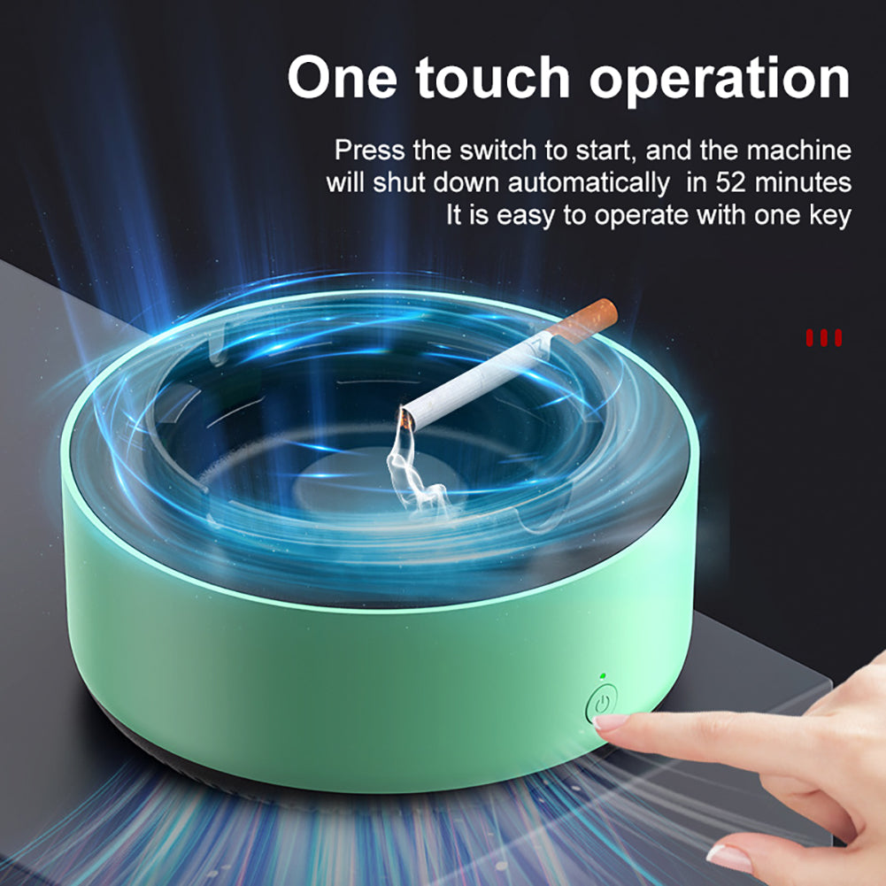 Intelligent Electronic Ashtray with Air Purifier - Durable and Convenient - Minihomy