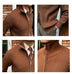 Men's Stand-up Collar Cardigan - Retro Slim Fit - Minihomy