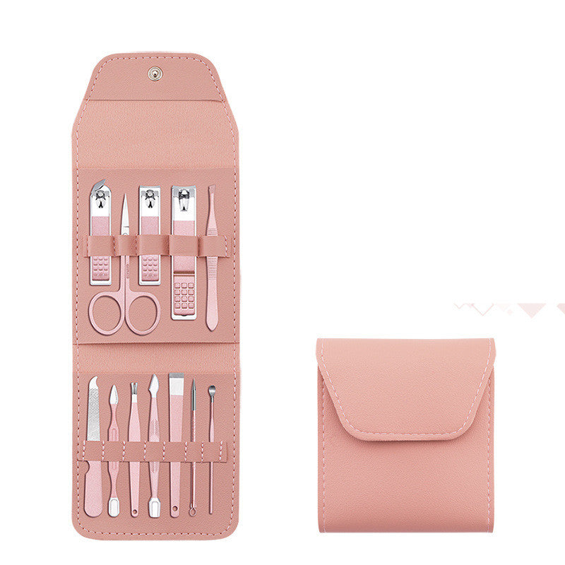 Elevate Your Grooming Routine with the Stylish 16-Piece Manicure Set - Minihomy