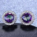 Female Cute Fashion Zircon Earrings Jewelry - Minihomy