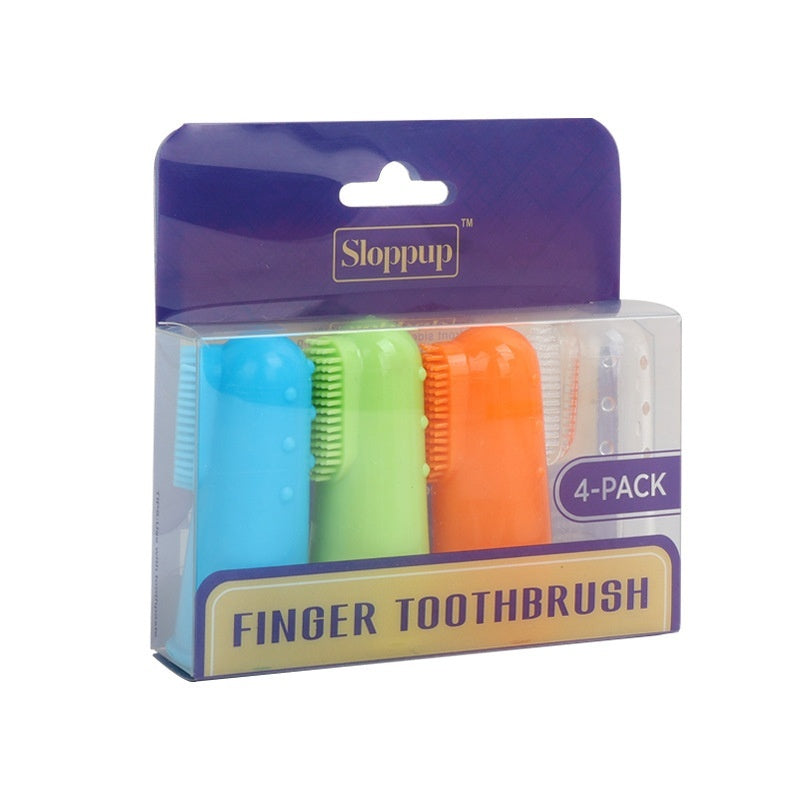 Pet Finger Toothbrush Cat Dog - Minihomy