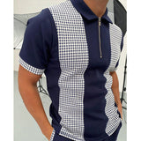 Men's Polo Shirt Men Solid Polo Shirts Brand Men Short-Sleeved Shirt - Minihomy