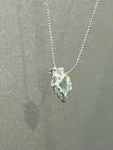 Blue Ice Heart Necklace For Women - Minihomy