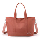 Large Capacity Tote Bag - New Shoulder Bag with Casual Korean Style and Solid Color Design - Minihomy