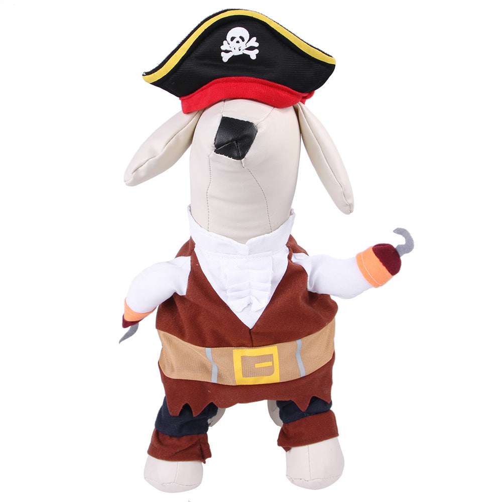 Cartoon Pet Cowboy Horseback Riding Costume Pet Supplies - Minihomy