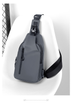 Black Sling Crossbody Backpack Shoulder Bag For Men Chest Bag - Minihomy